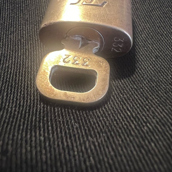 Louis Vuitton Gold-Tone Padlock Key Holder - Picture 3 of 5